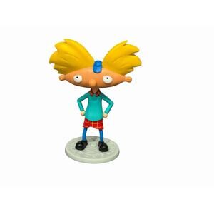 Hey Arnold 3” Mini Bobblehead Figure, Football head, Nickelodeon Collection